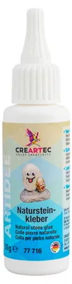 Produktbild von CREARTEC Natursteinkleber - zum festen Verkleben von vielen steinartigen Materialien - Inhalt 50g - 77716