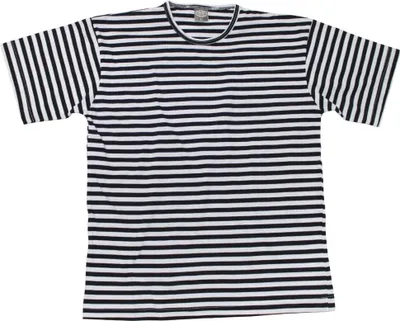 Produktbild von MFH Russ. Marine T-Shirt, halbarm, weiß-blau