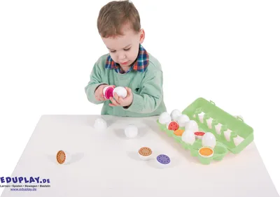 Immagine prodotto di EDUPLAY 120553 Gioco di memoria con le uova, multicolore (1 set)