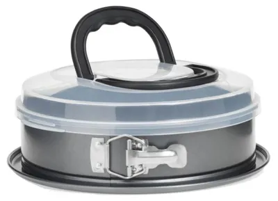 Produktbild von 5Five Simply Smart Springform mit Deckel, Kuchentransportbox, Backform, Stahl, Kunststoff, 26 cm, 151310