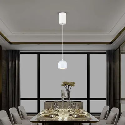 Produktbild von Designer-Deckenleuchten - Designer-Hängelampen - IP20 - Weißes Gehäuse - 8,5 Watt - 850 Lumen - 3000K