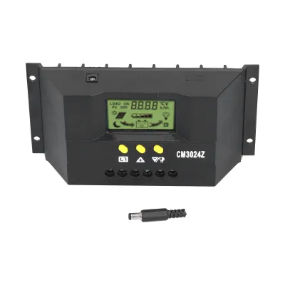 Produktbild von CM3024Z PWM Solarladeregler LCD-Anzeige Solarpanel Intelligenter Regler 12V 24V