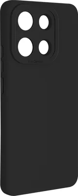 Produktbild von Avizar, SoftGlow Silikonhülle Xiaomi Redmi Note 13 Pro 5G, geschützte Kamera, Schwarz