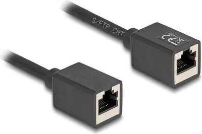 Produktbild von DELOCK Verlängerungsk. Kupplung RJ45 BU/RJ45 BU S/FTP 3m