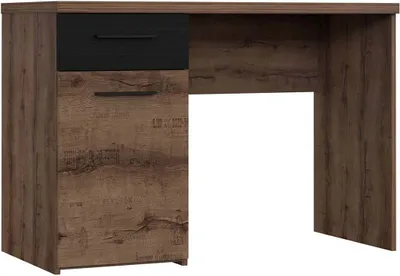 Produktbild von LECCE Schreibtisch Schlammeiche / Schwarz Eiche