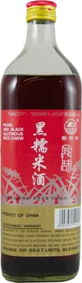 Produktbild von [ 750ml ] ZW Schwarzer Reiswein / Pearl & Black Glutinous Rice Chiew /Alkoholisches Reis Getränk 12% vol