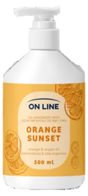Image de Savon liquide pour les mains et le corps, orange et huile d'argan, 500 ml
