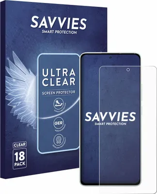 Produktbild von 18x Für Xiaomi Redmi Note 14 5G Schutzfolie Savvies Displayschutz Display Schutz Folie Klar Transparent