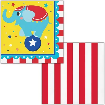 Produktbild von 16 Servietten Zirkus Party