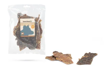 Productafbeelding van Beef Jerky: Heerlijke snack voor honden, Beeztees, 200g