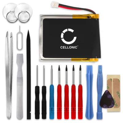 Image de CELLONIC 1x Batterie pour Montre connectée et bracelet de fitness Compatible avec Garmin Fenix 3, Fenix 3 HR, 361-00034-02 - (300mAh, 3.7V) + kit d'outils