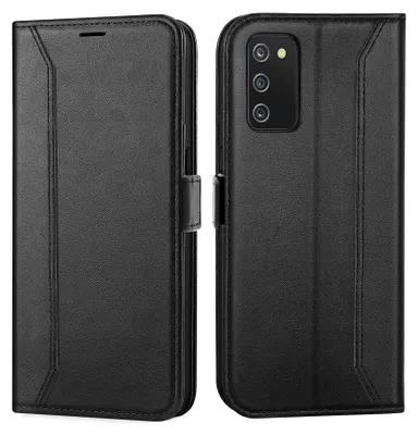 Immagine prodotto di Custodia per cellulare per Samsung Galaxy A03s cover flip case pieghevole cover protettiva, nero