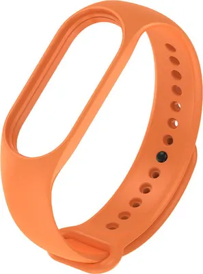 Produktbild von Silikon Sport Strap Fitness Tracker Ersatz Armband Uhrband Uhrenarmband kompatibel mit Xiaomi Smart Band 7 Orange