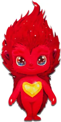 Produktbild von Mono-Quick Goldys Rot - Aufnäher, Bügelbild, Aufbügler, Applikationen, Patches, Flicken, zum aufbügeln, Größe: 7,8 x 3,9 cm