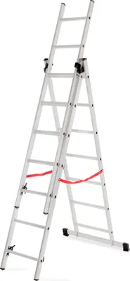Zdjęcie produktu dla Awtools Drabina Aluminiowa Basic 3X6 Stopni 150Kg