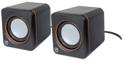 Zdjęcie produktu dla Manhattan 161435, 2.0 kan., Przewodowa, 6 W, 90 - 20000 Hz, 4 Ω, Czarny