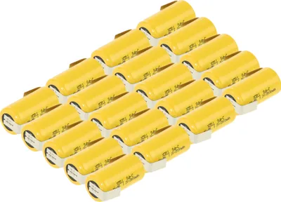 Produktbild von 20x XCell Akku Sub-C 1,2V 2000mAh X2000SCR Hochstrom Z Lötfahne