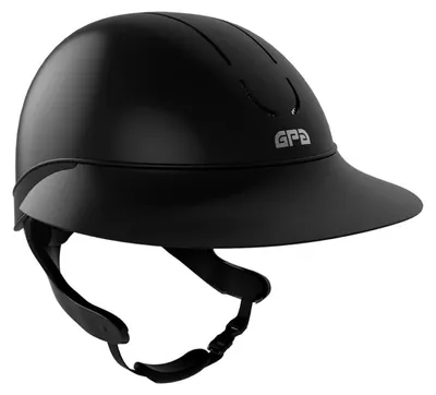 Produktbild von GPA Reithelm Global First Lady TLS Reitkappe mit Shield Schwarz Matt 58