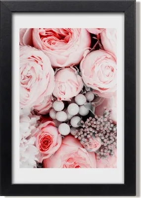 Produktbild von Bild 20x30 MDF-Rahmen, Wandkunst Ein Blumenstrauß