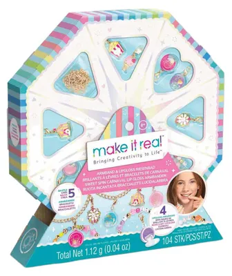 Productafbeelding van Spectron Lipgloss-armbandjes set, knutselen, sieraden, creatief speelgoed