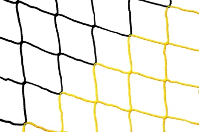 Zdjęcie produktu dla Siatka do piłki nożnej 6 x 2,1 m czarna/żółta - średnica: 3 mm
