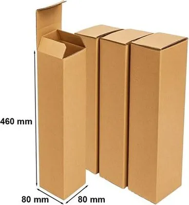 Zdjęcie produktu dla Karton Wykrojnikowy Do Pakowania - Pakiet 460x80x80mm - 100 szt