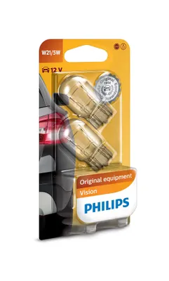 Obrázok produktu pre Philips Vision 12066B2, 5 W, 12 V, W21/5W, 2 kusov