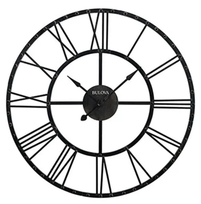 Wanduhr, veraltertes Eisen, 45 Zoll, analog, klassisch