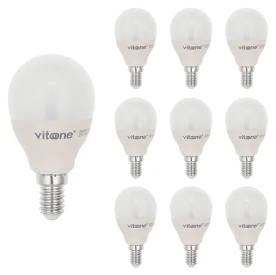 Produktbild von Vito Lighting E14 LED-Lampe P45 5W 390lm 2700K warmweiß 10 Stück