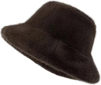 Produktbild von Wintermütze für Damen, dicker, flauschiger Plüsch, Kunstfell, wärmespeichernd, winddicht, Fischerhut, kurze Krempe, einfarbig, Outdoor, Radfahren, Skifahren, Kaffee