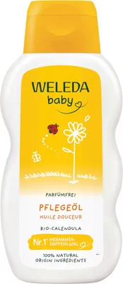 Image de Calendula pour bébé - Huile pour bébé sans parfum 200ml