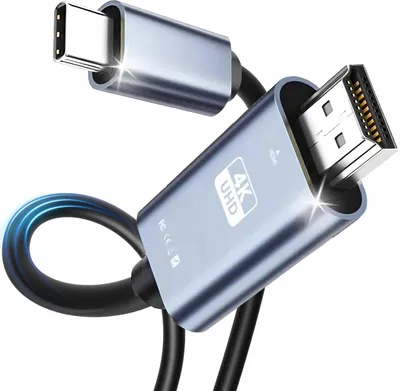 Obrázok produktu pre Kábel USB C na HDMI 2.0 2M KÁBEL ADAPTÉR UHD 4K 60Hz MHL 2M