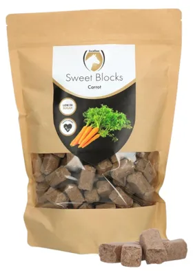 Obrázek produktu pro Excellent Horse Sweet Blocks Mrkev 1 kg