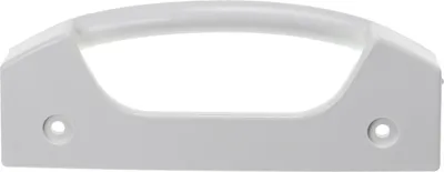 Produktbild von vhbw Türgriff kompatibel mit Bosch KGE3001EU, KGE3001, KGE2615IE, KGE2615CH, KGE2615, KGE2614IE Kühlschrank - 14,1 x 5,5 x 2,6 cm Kunststoff Weiß