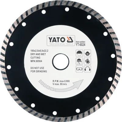 Obrázek produktu pro Yato YT-6024, 18 cm, Ocel, 1 kusů