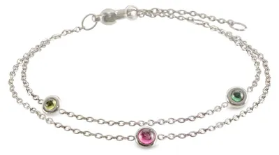 Immagine prodotto di Boccia Titan Damenarmband Tourmaline 03044-01