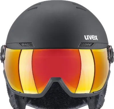 Produktbild von Uvex Wanted Visor Skihelm Snowboardhelm black mat S566262 : 54 - 58 cm Grösse - Helme: 54 - 58 cm