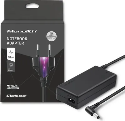 Image de Adaptateur secteur Qoltec pour Asus 65W 3.42A 19V 5.5*2.5