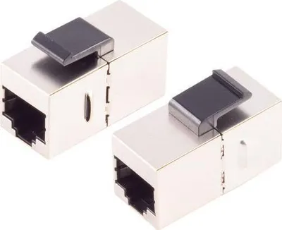 Obrázok produktu pre S/CONN 08-10010, Plochý, Strieborná, RJ-45, RJ-45, 10GBase-T, Cat6a