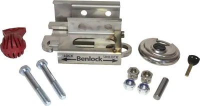 Festes Schloss SCM geprüft Benlock AK161 & AK270 DeichselsperreBenlockA10inkl.Sicherheitskugel