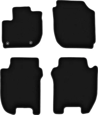 Immagine prodotto di Tappetini in velluto per Honda Jazz IV (2015-, hatchback) neri, set 4 pz, con fissaggi