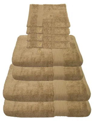 Produktbild von Julie Julsen Handtuch Set Sand,Set:8 tlg. 2 Bade- 2 Handtücher 4 Waschhandschuhe