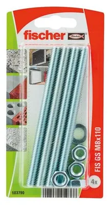 Produktbild von fischer Gewindeanker FIS GS M8 x 110 K, 4 Stück