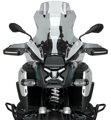Produktbild von Puig 22288h Touring Deflector Windschutzscheibe Silber  Silber One Size