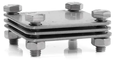 Immagine prodotto di Haus-Held Morsetto croce terra inox V4A, 65 x 65 mm