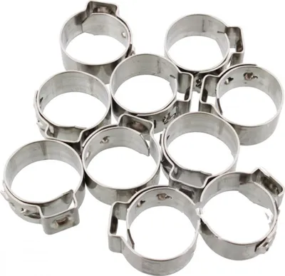 Obrázek produktu pro Perforované páskové svorky JMP 18,9 šířka pásku 7 mm nerezová ocel 10 kusů