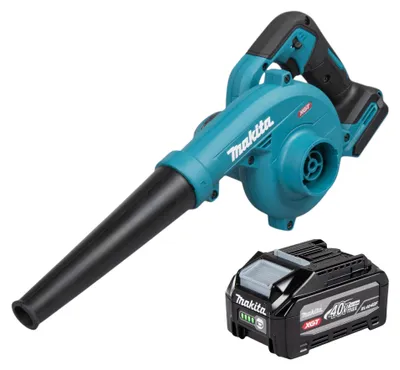 Obrázek produktu pro Akumulátorový foukač Makita UB 002 GU1 40 V max. + 1x akumulátor 4,0 Ah – bez nabíječky