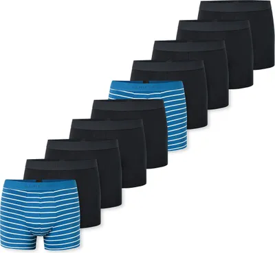 Produktbild von Schiesser 10er Pack 95/5 Baumwolle Retro Short / Pant Sportlicher Webgummibund, Bequemer Schnitt, Angenehm weich und formstabil