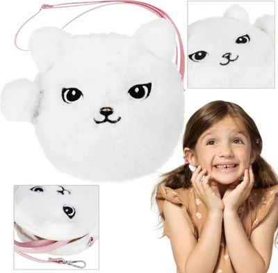 Produktbild von Umhängetasche für ein Mädchen mit einem Bild von einer Katze