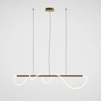 Produktbild von Maytoni Tau Pendelleuchten MOD166PL-L30G3K LED, Gold, aus Aluminium, 3000K, 1250lm